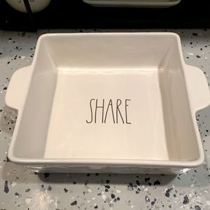 Rae Dunn SHARE baking dish
